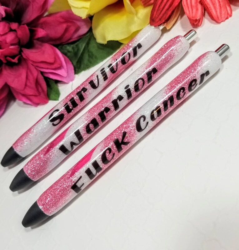 Breast Cancer Pink Ribbon Inkjoy Gel Pens